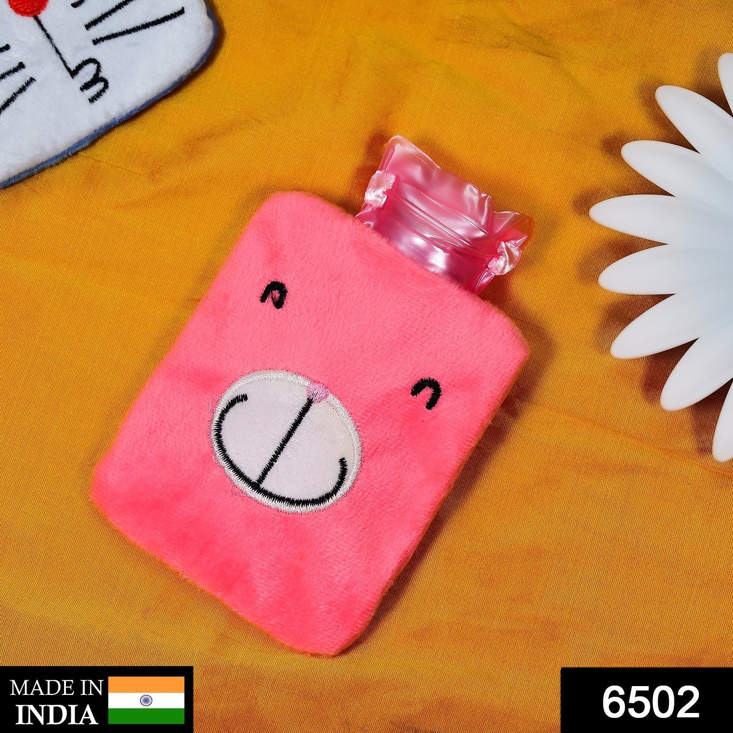 6502 Pink small Hot Water Bag with Cover for Pain Relief, Neck, Shoulder Pain and Hand, Feet Warmer, Menstrual Cramps. DeoDap 6502 Pink small Hot Water Bag with Cover for Pain Relief, Neck, Shoulder Pain and Hand, Feet Warmer, Menstrual Cramps. DeoDap